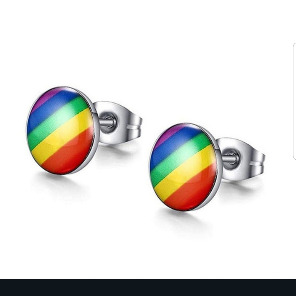 🌈🌈🌈Cute Stainless Steel Pride earrings🌈 🌈🌈